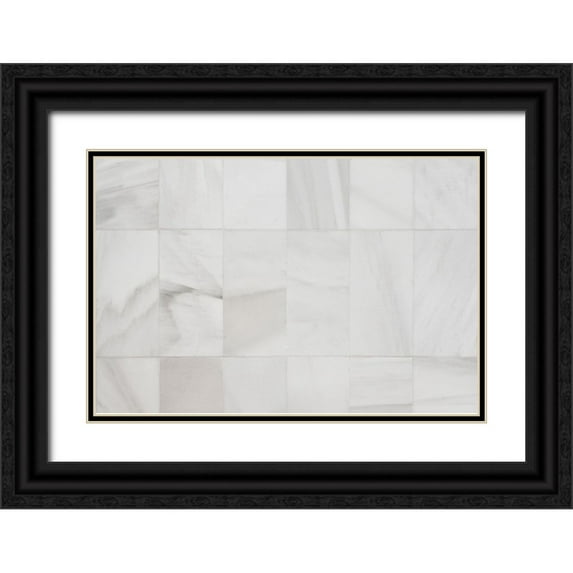 1x Studio III 18x13 Black Ornate Wood Framed with Double Matting Museum Art Print Titled - Texture 56