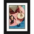 thumbnail image 1 of 1x Studio III 23x32 Black Ornate Wood Framed with Double Matting Museum Art Print Titled - Movie Night #01, 1 of 4