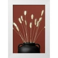 thumbnail image 1 of 1x Studio III 23x32 White Modern Wood Framed Museum Art Print Titled - Bunny Grass Vase, 1 of 4