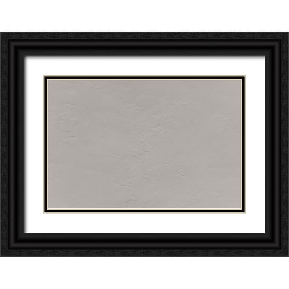 1x Studio III 24x17 Black Ornate Wood Framed with Double Matting Museum Art Print Titled - Texture 57