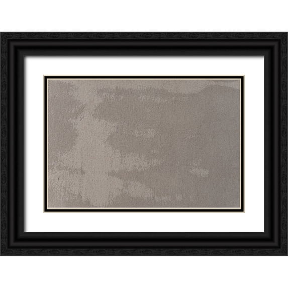 1x Studio III 32x23 Black Ornate Wood Framed with Double Matting Museum Art Print Titled - Texture 52