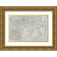 thumbnail image 1 of 1x Studio III 32x23 Gold Ornate Wood Framed with Double Matting Museum Art Print Titled - Texture 42, 1 of 4