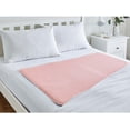 thumbnail image 1 of 1x Super Absorbent Washable Double Bed Protector Pad | Thin Reusable Incontinence Bedding Protection, Comfortable & Durable - Pink - 85cm x 115cm, 1 of 5