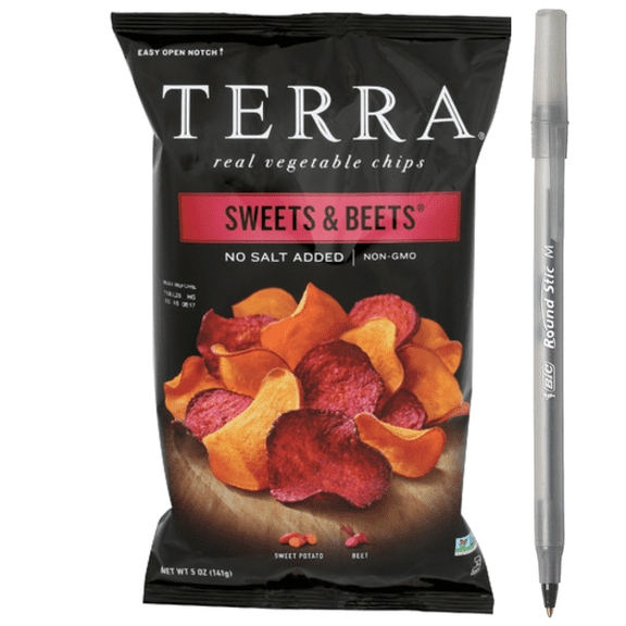 1x TERRA Sweets & Beets Crinkle Chips with pan