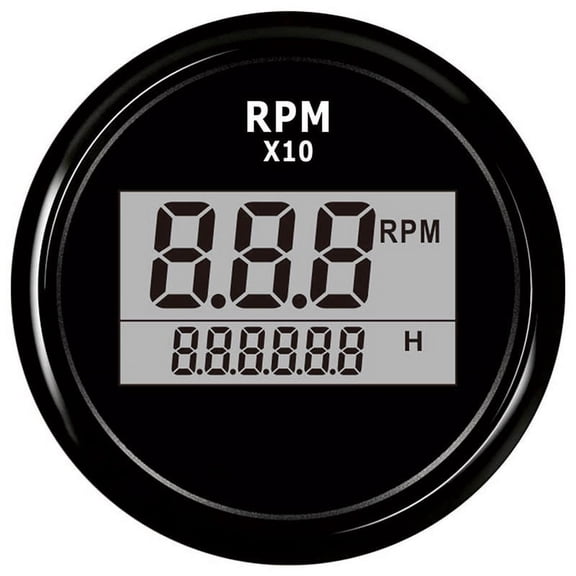 1x Tachometer 1x Multi-plug socket 1x Installation Instruction-black