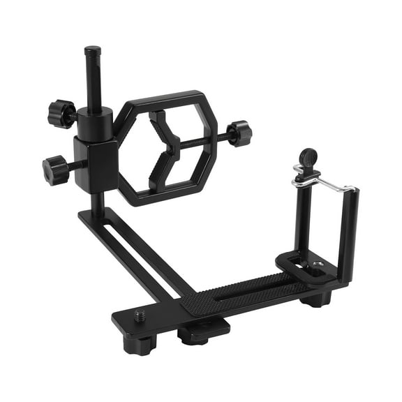 1x Telescope mount 1x Phone holder-Black