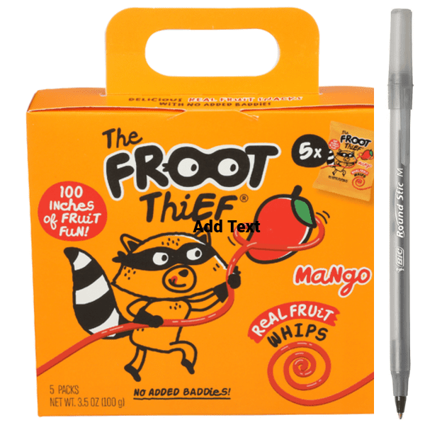 1x The Froot Thief Mango Fruit Whips 5 Pack with pan