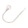 thumbnail image 1 of 1x U-Shaped Metal Curtain Wall Hook Decorative Holdback, Clearance Silver Clearance Sale!, 1 of 9