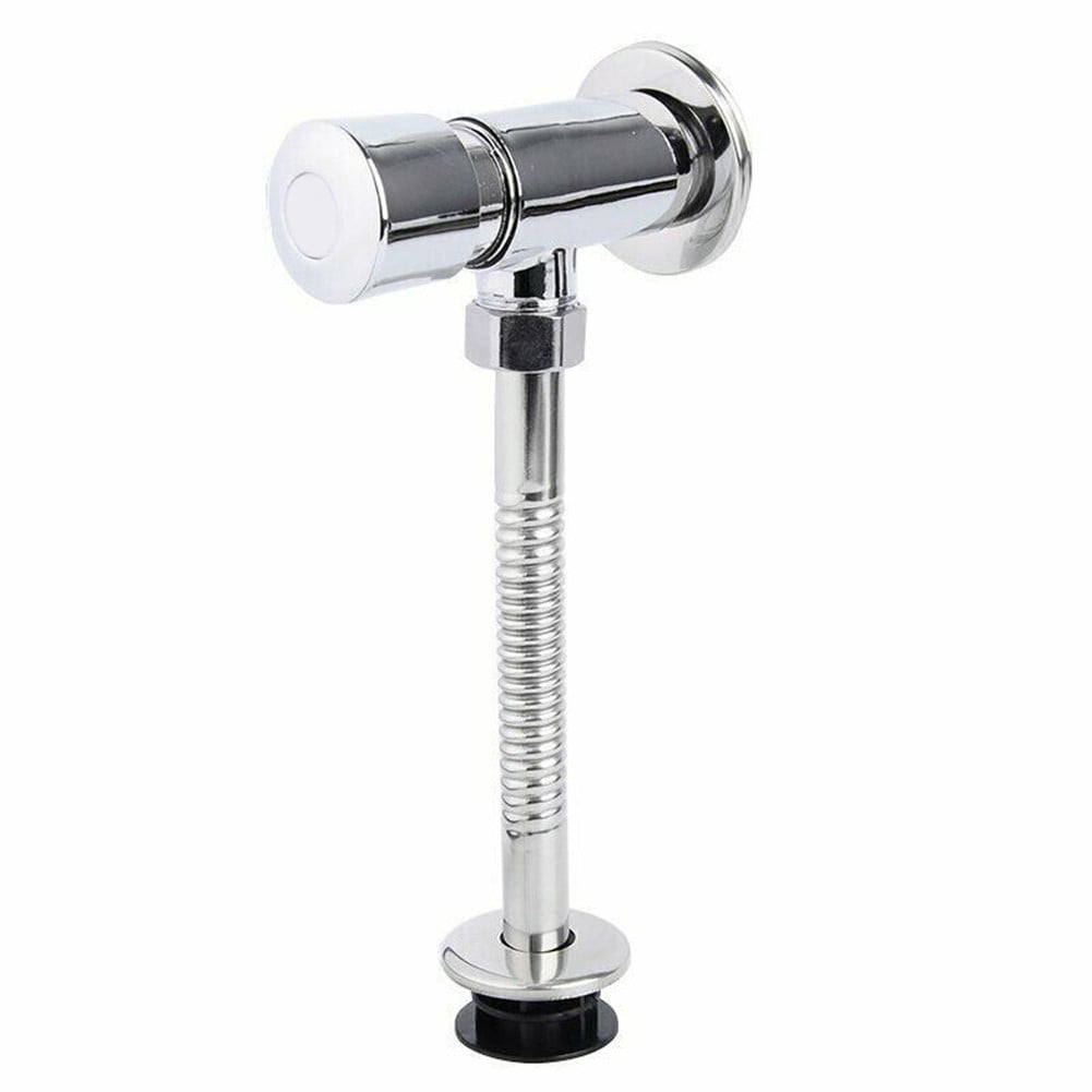 1x Urinal Toilet Flush Valve, Button Type, Manual Delay Automatic ...