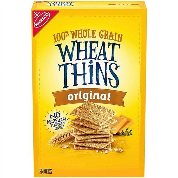 1x Wheat Thins Original Snacks, Whole Grain Wheat Crackers, Snack Crackers, 8.5 oz