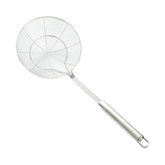 1x Wire Mesh Skimmer Spoon Ladle with Handle,Stainless Steel Spider Strainer Skimmer Ladle,Kitchen Gadgets,Stainless Steel Spider Strainer for Kitchen,Pasta,Spaghetti,Noodle,Cooking and Frying,6"