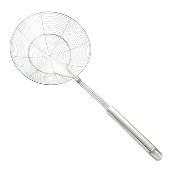 1x Wire Mesh Skimmer Spoon Ladle with Handle,Stainless Steel Spider Strainer Skimmer Ladle,Kitchen Gadgets,Stainless Steel Spider Strainer for Kitchen,Pasta,Spaghetti,Noodle,Cooking and Frying,7"