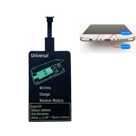 1x Wireless Charger Receiver Adaptor Card Module Android A