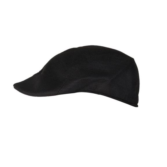 1x Women Unisex Cabbie Flat Peaked Newsboy Golf Driving Hat Black