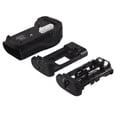 thumbnail image 1 of 1x battery grip 1x Li-ion battery holder 1x AA battery holder 1x user manual-Black, 1 of 7