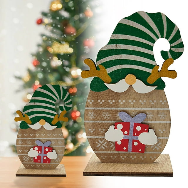 1X Ornament Christmas Decorations Swedish Tomte Gnomes Bending Hat