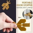 1X Portable Travel Safety Door Plug Portable Door Lock for Travel