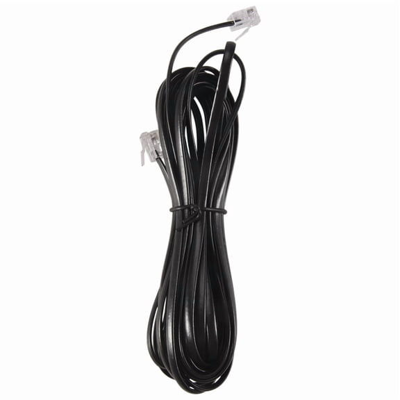 1x telephone cable-black