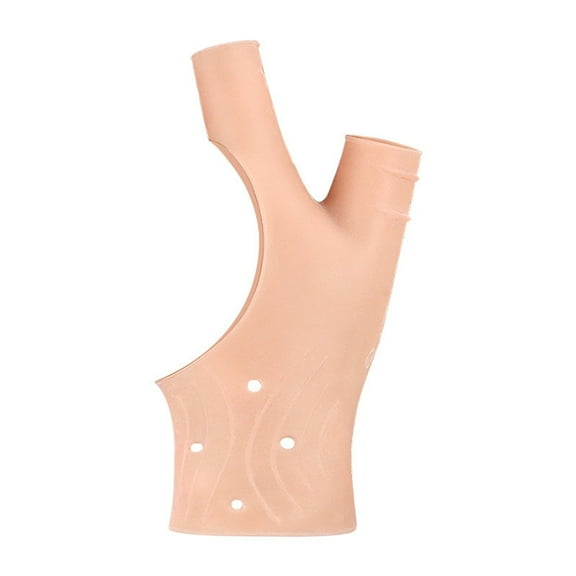 1x two-finger gloves Gel Wrist Thumb Support Braces Unisex Wrist Hand Thumb Gloves Soft Left And Right Hand 1pcs Clearance