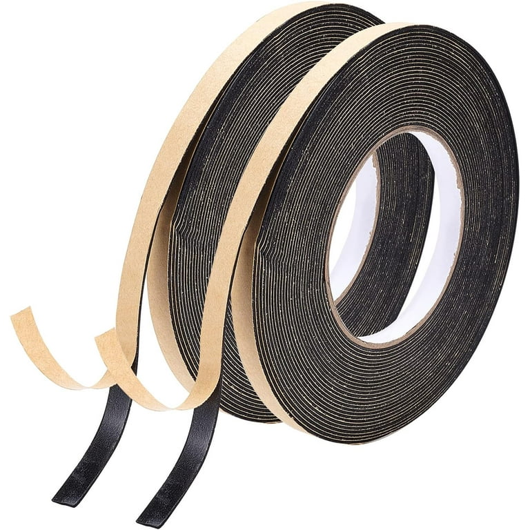 1x1.1mm Single-Sided Adhesive EVA Seal High Density Foam Strip for Doors  and Windows Insulation