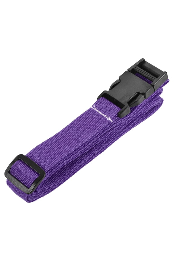1x118 Inch Utility Strap with Buckle Polyester Belt for Packing (Purple)