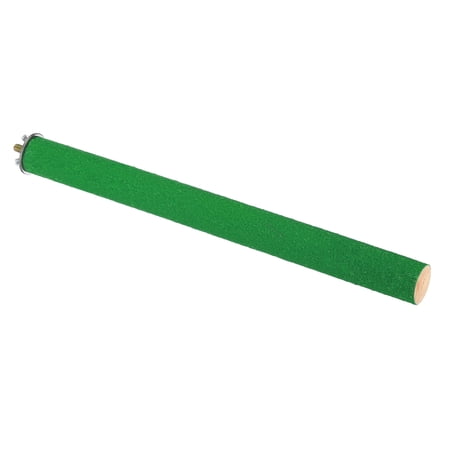 1x12" Bird Paw Grinding Stick Parrot Parakeet Cockatiel Perch Stand, Green
