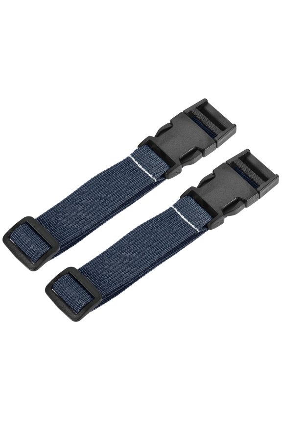 1x20 Inch Utility Strap with Buckle Polyester Belt for Packing (Navy Blue, 2 Pack)