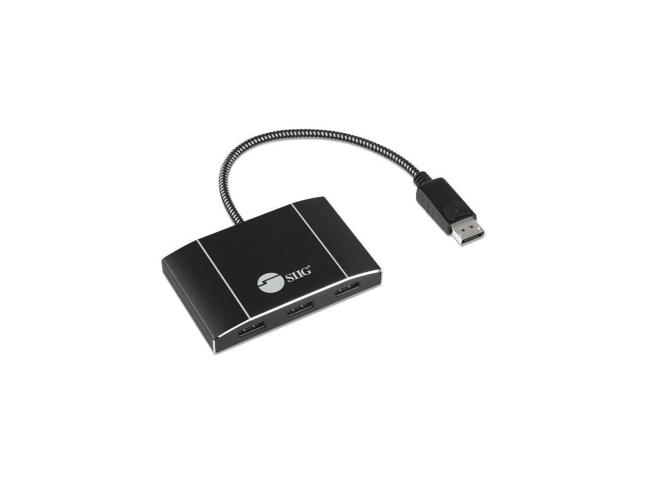 SIIG 8K 1x3 DisplayPort 1.4 to DisplayPort MST Hub Splitter