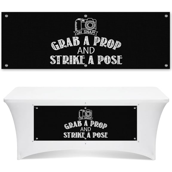 1x3ft Photo Booth Table Accessories Banner Graduation Photo Booth Props Sign, PVC Vinyl Hanging Background for Party Photography Decoration Class of 2026 Graduation Wedding Bachelorette