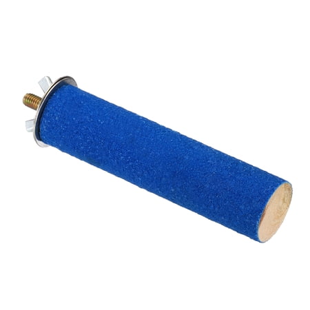 1x4" Bird Paw Grinding Stick Parrot Parakeet Cockatiel Perch Stand, Blue