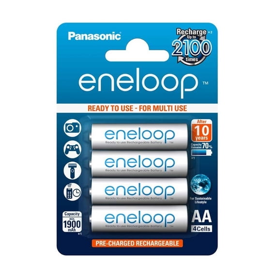1x4 Panasonic Eneloop Mignon AA 1900 mAh