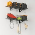 1x4 ft Garage Shelving 2Pack WallMounted Shelves for Garage Kitchen