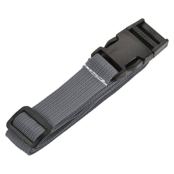 1x40 Inch Utility Strap with Buckle Polyester Belt for Packing (Gray)