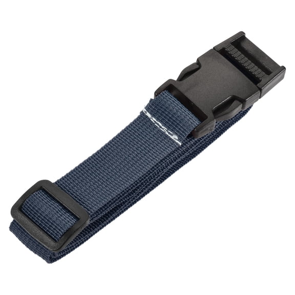 Uxcell Utility Strap with Buckle 1x40" Polyester Quick Release Belt Navy Blue