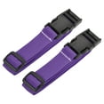 thumbnail image 1 of 1x40 Inch Utility Strap with Buckle Polyester Belt for Packing (Purple, 2 Pack), 1 of 5
