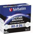 thumbnail image 1 of 1x5 Verbatim M-Disc BD-R Blu-Ray 50GB 6X Speed, Jewel Case (Blu-ray), 1 of 1