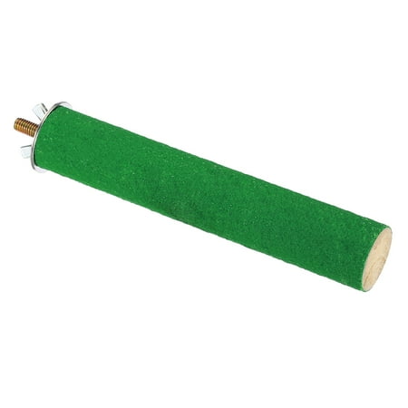 1x6" Bird Paw Grinding Stick Parrot Parakeet Cockatiel Perch Stand, Green