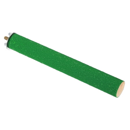 1x8" Bird Paw Grinding Stick Parrot Parakeet Cockatiel Perch Stand, Green