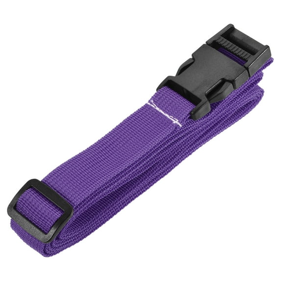 1x98 Inch Utility Strap with Buckle Polyester Belt for Packing (Purple)