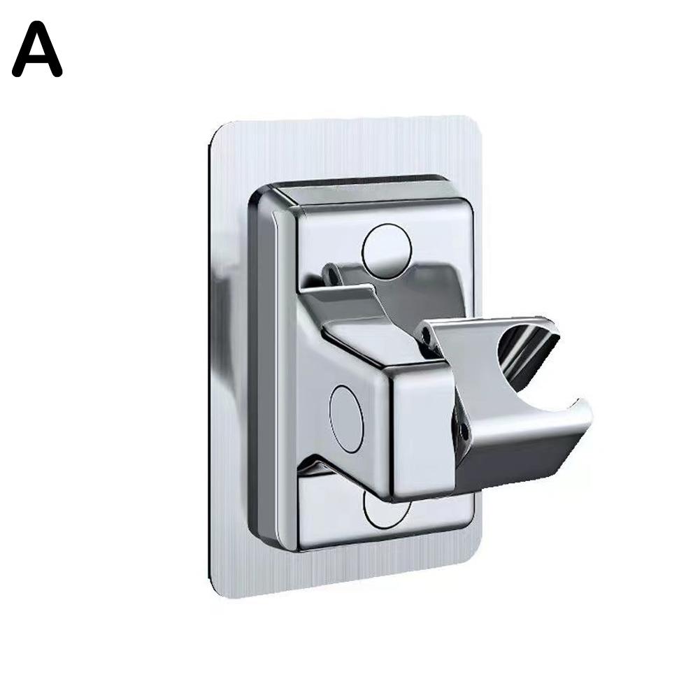 1xABS Shower Head Holder Wall Mounted Shower Holder Selfadhesive