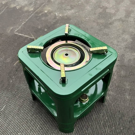 1xCompact Outdoor Cookware Furnace,Portable Kerosene & Diesel Stove,Efficient Portable Camping Stove for Backpacking and Outdoor Cooking,Metal Kerosene Pot for Boiling Water Cooking and Heating,Green