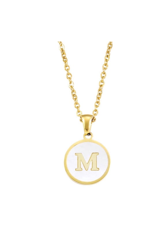 1xMetal A-Z 26 English Letters Alphabet Initials Pendant Gift Men Women C7N7