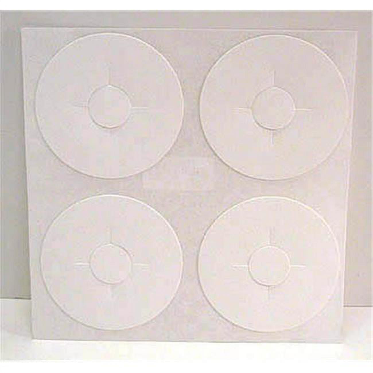 2 0.25 in. Diameter PVC Plumb Cap with 0.625 in. Hole White