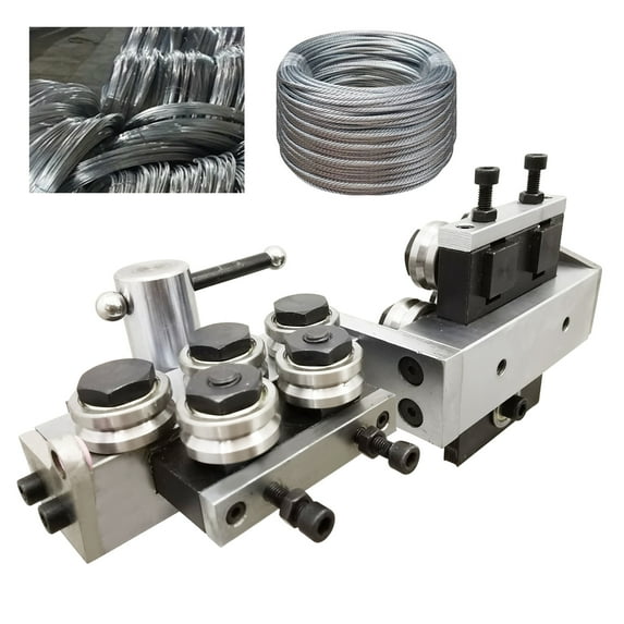 2.0-4.0MM 10 Rounds Steel Wire Cable Straightener Machine Metal