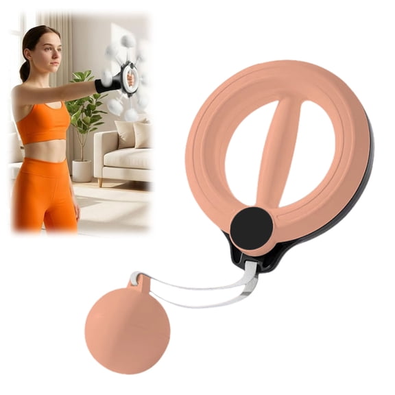 2.0 Arm & Shoulder Exerciser, 2026 Upgrade Smart Flabby Arm Exerciser with Digital Tracker, 360° Hand Crank Forearm Workout for Home Gym(Pink, Standard Model)