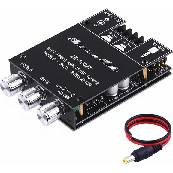 2.0 Bluetooth 5.0 audio amplifier board, 200-watt high-fidelity subwoofer audio amplifier