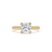 GIMELIS 2.0 CT Cushion Cut Diamond Engagement Ring In Solitaire Style Lab Grown Diamond Solitaire Ring/ Cushion Cut Lab Grown Diamond Wedding Ring