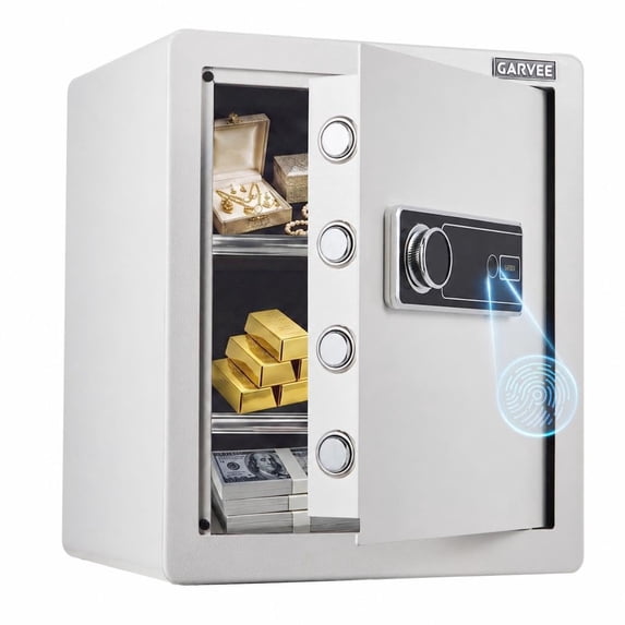 2.0 Cuft Fireproof Safe for Home with Fingerprint Lock for Valuables 14 ...