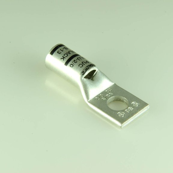2/0 Ga., 3/8" Stud Copper Compression Lugs (1 per pack)