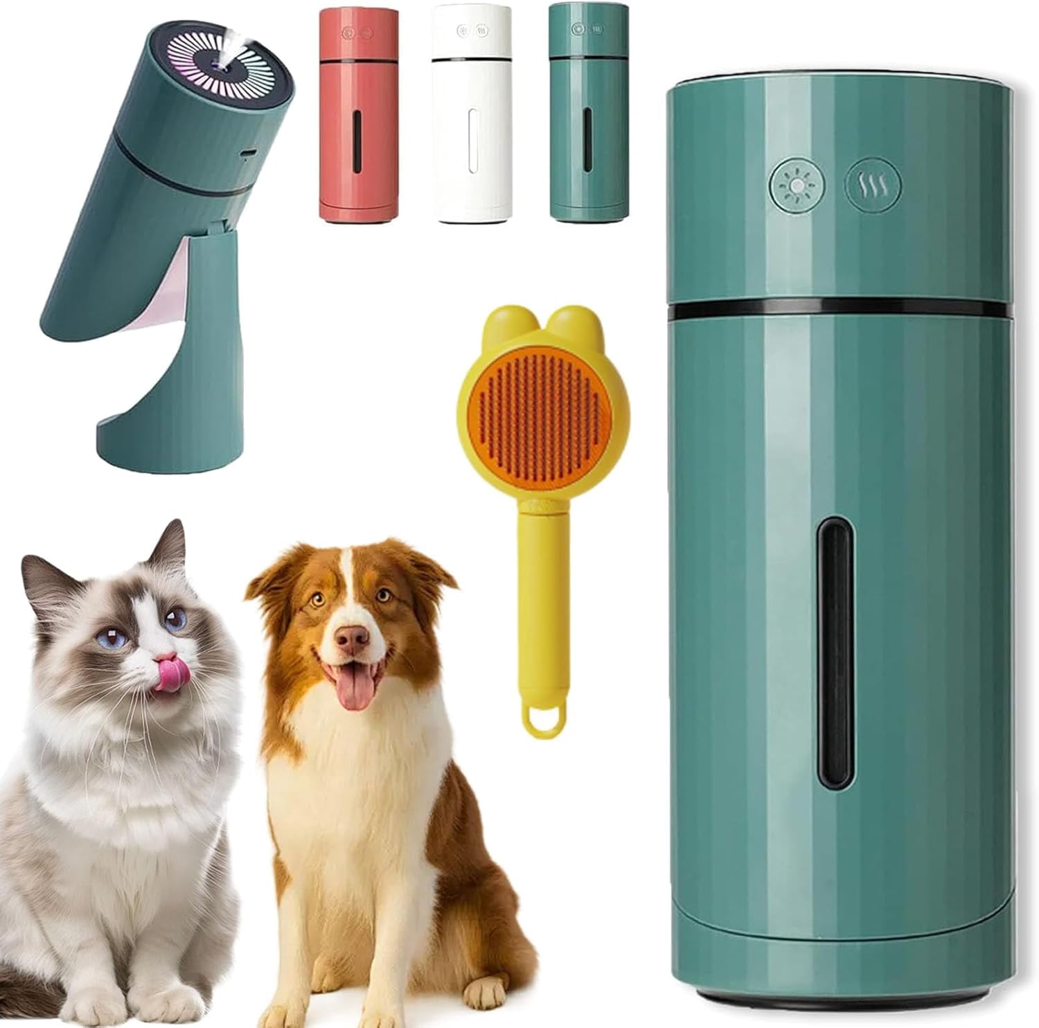 2.0 Humidifier, Dog Humidifiers, Portable Mini Humidifier, Whisper-Quiet/90°Adjustable Mist, Help Your Small Dog Breathe Easier & Sleep Better